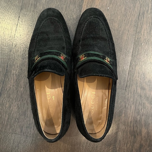Vintage Suede Gucci Loafers - Picture 2 of 3
